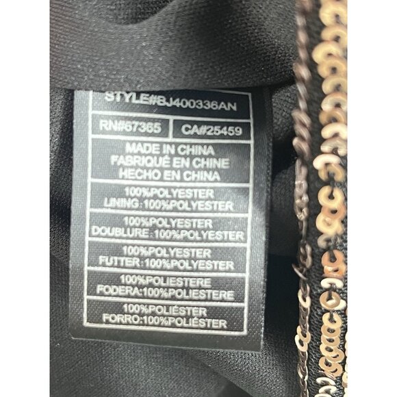 Anthropologie Gold Sequin Long Sleeve Duster Cardigan Holiday NYE Glam Sz S NWT - Picture 7 of 10